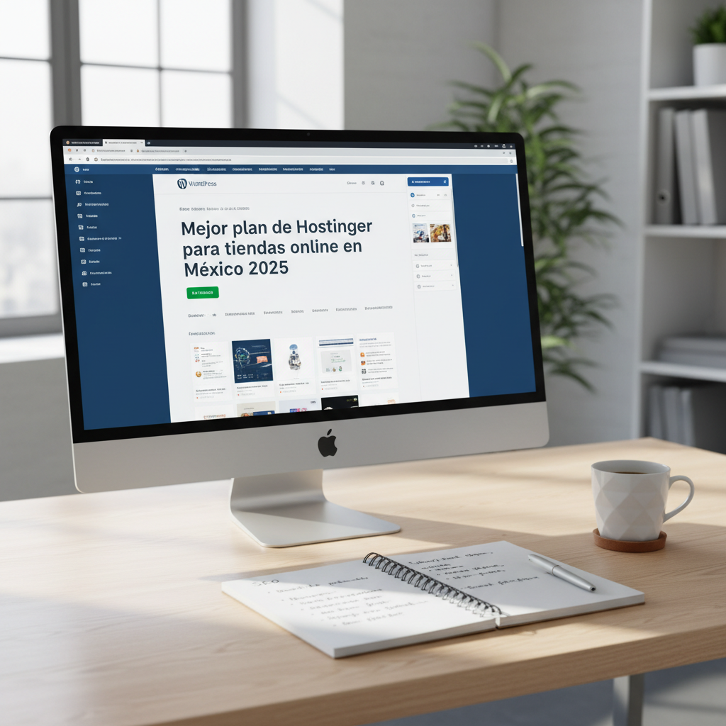 Mejor plan de Hostinger para tiendas online en México 2025