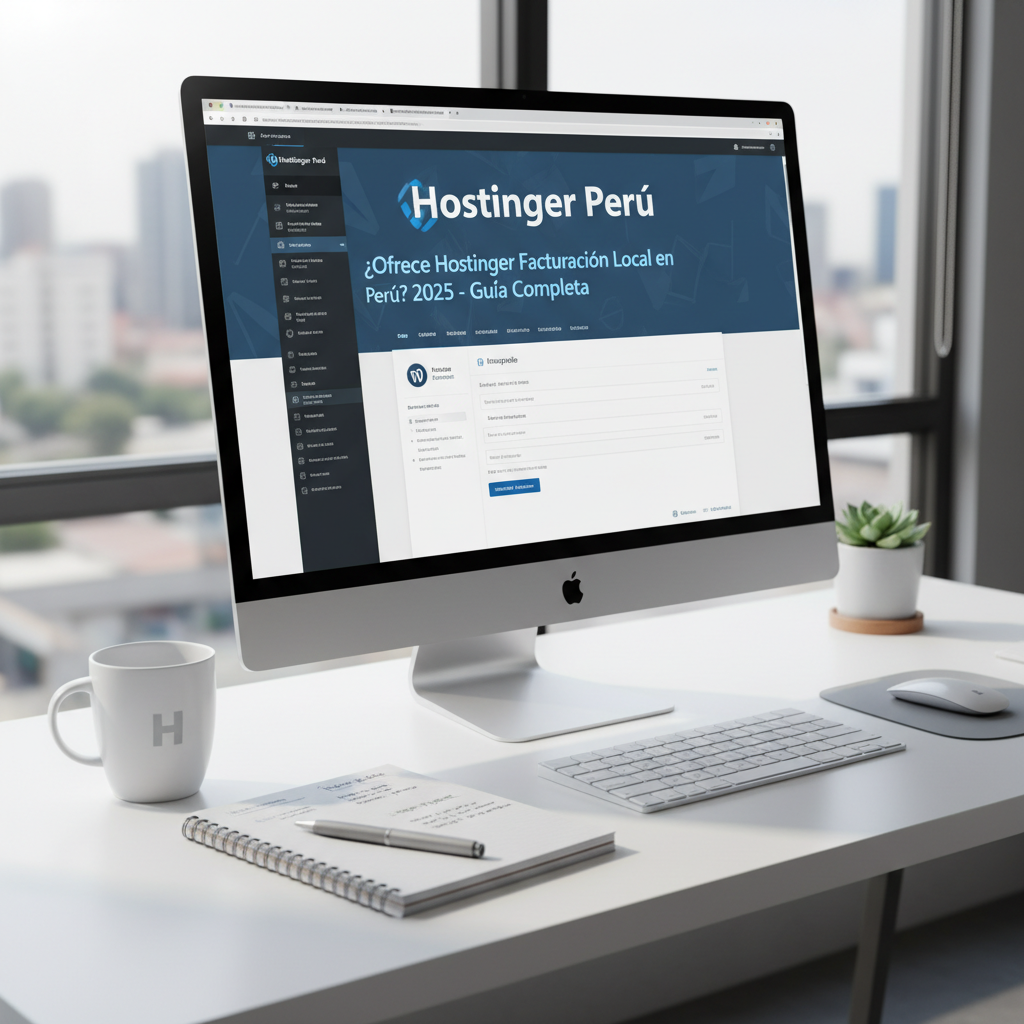 ¿Ofrece Hostinger Facturación Local en Perú? 2025 - Guía Completa