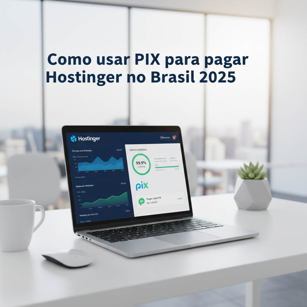 Como usar PIX para pagar Hostinger no Brasil 2025