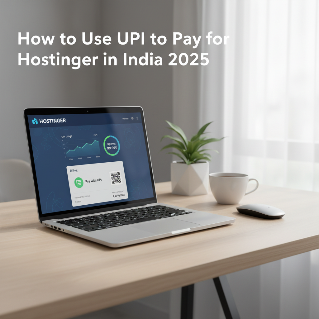 How to Use UPI to Pay for Hostinger in India 2025